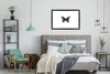 MuchoWow® Gerahmtes Poster Schmetterling - Tiere - Retro - Produktbild-Vorschau 7