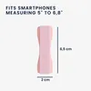 kwmobile Smartphone Fingerhalter 3 Set - Handy Halter Griff Produktbild-Vorschau 11