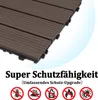 LZQ 22 kusů 30x30cm WPC dlaždice, 2m2 balkonové dlaždice Náhled obrázku produktu 5