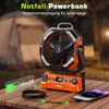 20000mAh Camping Ventilator Akku mit Licht, 0-100 Stufen Produktbild-Vorschau 5