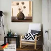 ARTland Leinwandbild Goldene Vasen II Größe: 30x30 cm Produktbild-Vorschau 5
