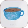Mr. & Mrs. Panda Holzuntersetzer Kaffee Tasse - Weiß - Produktbild-Vorschau 1