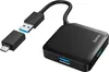 hama 00200116 hama hub USB a 4 vie nero Anteprima dell’immagine prodotto 1