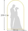 Hochzeitsbogen, Gestell, rechteckiger Ständer 200x100 cm in Produktbild-Vorschau 5