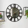 Wanduhr 40 cm große Vintage-Wanduhr aus Metall für Produktbild-Vorschau 2