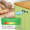 Lumaland Cuisine Portapane Portapane in metallo con Anteprima dell’immagine prodotto 6