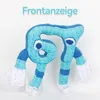 A plush toy shaped like a musical note, with arms and legs, against a white background. Produktbild-Vorschau