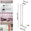 Belle Vous 4er Pack Weinglashalter aus Chromstahl - Produktbild-Vorschau 9