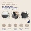 Casaria Banc de rangement gris foncé 80x40x40cm Coffre de Voir les images du produit 5