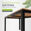 Juskys Akazienholz Gartengarnitur Rhodos - Tisch, 6 Stühle Produktbild-Vorschau 4