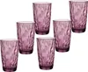 Longdrink Gläser 47cl Diamond Rock Purple - 6 Stück Produktbild-Vorschau 1