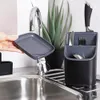 Ociekacz stojak na sztućce czarny Podgląd zdjęcia produktu 6