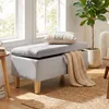 HOMCOM Sitzbank mit Stauraum, Polsterbank 71x37x36 cm mit Produktbild-Vorschau 2