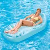 Summer Waves Luftmatratze Pool Ergolounge Entspannung blau Produktbild-Vorschau 2