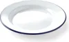 12x Emaillie Teller flach, weiß blau Ø 24 cm Produktbild-Vorschau 1