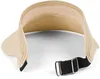 styleBREAKER Papierstroh Visor Cap einfarbig | Sonnenvisier Produktbild-Vorschau 4