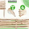 BOGATECO 3x zahradní plot z lískového dřeva 120cm x 20cm Náhled obrázku produktu 5