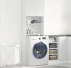 vidaXL Skříňka na pračku bílá 64x24x190 cm Materiál na bázi Náhled obrázku produktu 2