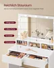 Coiffeuse avec miroir et ampoules LED 80 cm Voir les images du produit 4