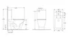 SAT B-Way Stand Kombi WC-Set spülrandlos Toilette Boden Produktbild-Vorschau 10