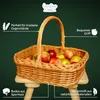 Creative Home Weidentablett Korbtablett mit Henkel 55x42 cm Produktbild-Vorschau 5
