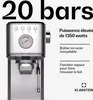 Klarstein SteelPresso Slim machine à expresso – 20 bars, Voir les images du produit 2
