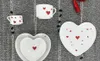 Valentine Becher 350ml Porzellan Weiß mit roten Herzen, Produktbild-Vorschau 3