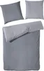 Primera Edelflanell Bettwäsche 200x200 Wende anthrazit grau Produktbild-Vorschau 1