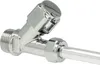 A close-up shot of a chrome-plated plumbing valve. Produktbild-Vorschau