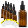 Oputec 10x 100ml Braunglas Pipettenflaschen - Pipette mit Produktbild-Vorschau 1
