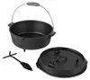 Dutch Oven Kochkessel Outdoorküche Schmortopf Feuertopf Produktbild-Vorschau 3