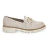 Jana : Chaussures basses, mocassins, couleur beige, pour le Voir les images du produit 4