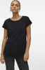 VERO MODA Bluse Kurzarm Rundhals Basic Regular Fit Größe: Produktbild-Vorschau 2