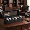 SONGMICS Uhrenbox mit 6 Fächern, Uhrenkasten, Glasdeckel, Produktbild-Vorschau 9