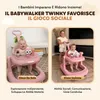 Girello Twinky® GO 3 in 1 in Rosa | Girello con Set di Anteprima dell’immagine prodotto 4