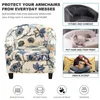 2 kusy potahu na židle Club Chair Covers, Stretch Printed Náhled obrázku produktu 5