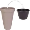 Pflanztopf taupe 30x50cm Blumentopf Blumenkübel Pflanzkübel Produktbild-Vorschau 3