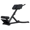 A black MAXXUS hyperextension bench is shown against a white background. Produktbild-Vorschau