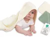 Baby-Kapuzenbadetuch, 100% Baumwolle, Natur Produktbild-Vorschau 1