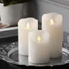 Star Trading LED-Kerze Twinkel Wachs 7,5x7,5x10cm weiß, Produktbild-Vorschau 6