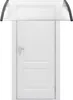 XMTECH Vordach Haustürvordach 150x100cm Pultbogenvordach Produktbild-Vorschau 15