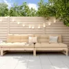 vidaXL Garten-Mittelsofas 2 Stk. 120x80 cm Massivholz Produktbild-Vorschau 2