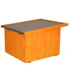 Springos® Katzenhaus aus Holz Outdoor Katzenhütte 49,5 x 58 Produktbild-Vorschau 4