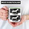 Trendation - Dackel Tasse Geschenke Dachshund Rauhaardackel Produktbild-Vorschau 2