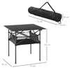 Campingtisch aus Aluminium faltbar Klapptisch Falttisch mit Produktbild-Vorschau 2