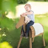 roba Outdoorspielpferd - Massivholz teak - Voltigierpferd Produktbild-Vorschau 2