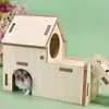 2-lagiges Hamsterhaus Aus Holz, Kleintier-Hamsterhaus Mit Produktbild-Vorschau 4