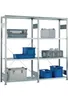 Rayonnage emboîtable H2000xL2000xP400mm, galvanisé, 8 Voir les images du produit 1