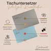 Platzset 6er Set Kunstleder abwaschbar, Wendbares Tischset Produktbild-Vorschau 3