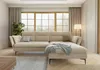 Ecksofa Egon mit Schlaffunktion und Bettkasten aus Beige Produktbild-Vorschau 2